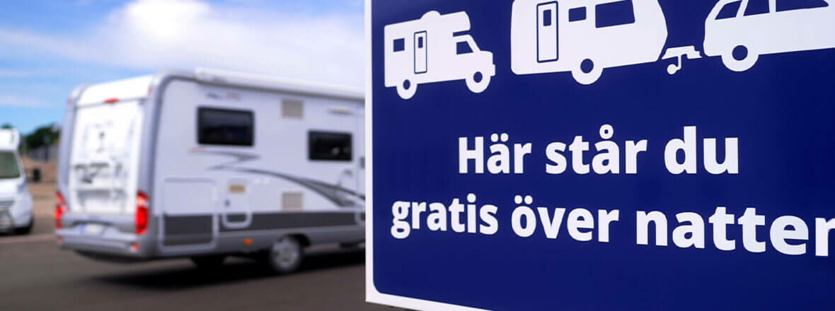 Ställplats - här står du gratis över natten